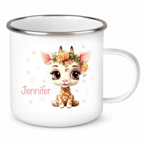 Tasse wunschname giraffe - tasse, 1