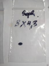 1 echter oval facet dark blue