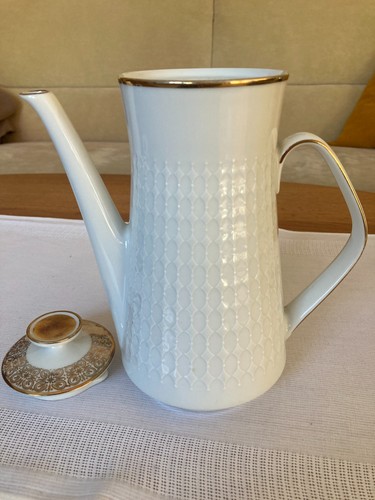 Vintage kaffeekanne porzellan - kaffeekanne,