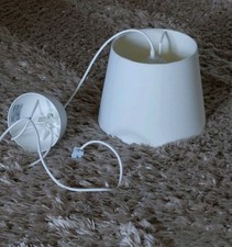 Ikea Lampenschirm Deckenleuchte weiß 19cm + Deckenaufhängung Sehr guter Zustand!