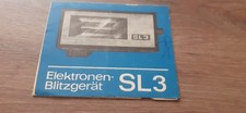 DDR Garantie Urkunde Elektronen Blitzgerät SL 3 Erfurt  VEB Elgawa Plauen