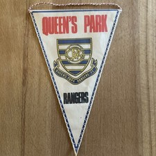 Fußballwimpel Queens Park Rangers-Vintage 70er-Jahre, gebraucht 