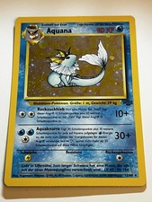 Pokémon TCG Karte Aquana Dschungel Set 12/64 Rare Holo - Guter Zustand