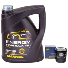 Motoröl Set 5W30 5 Liter +