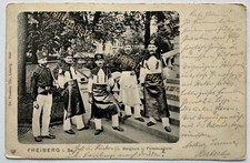 Ak Freiberg in Sachsen Bergleute in Paradeuniform 1902