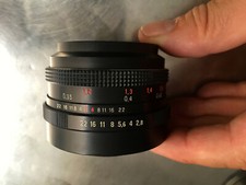 M42 CARL ZEISS JENA Objektiv TESSAR 2.8/50 Adlerauge T 50mm F/2.8 - CC-STORE DD