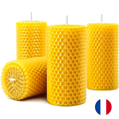 Große bienenwachskerze - große,