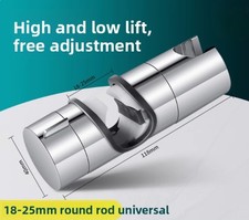 Duschkopf Handbrause Gleiter Halterung verstellbar Halter für 18-25mm Stange XY