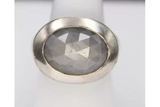 LLD La Luna Design Sterlingsilber Ring mit Mondstein , 12gr., Ringgr. 56 /s255