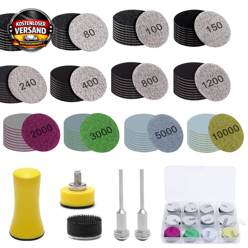 Schleifpapier set 25mm - schleifpapier,