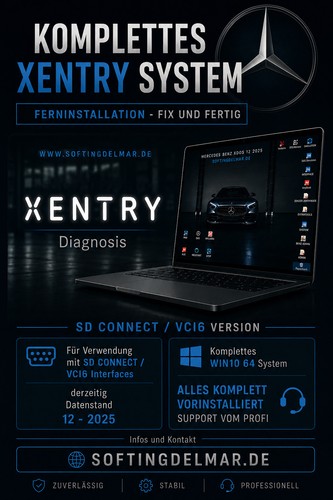 Xentry mercedes dez 2025 - mercedes, 2025-