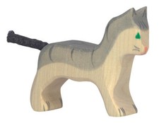 KATZE, klein, grau von