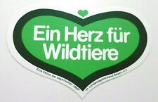Werbe-Aufkleber Ein Herz für