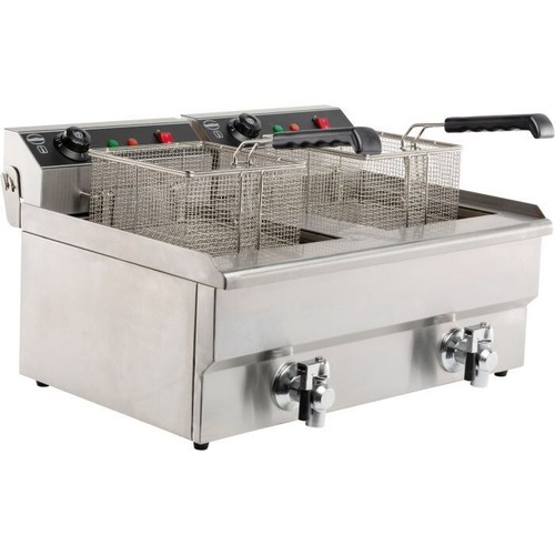Elektro tischfriteuse 2x8 - elektro,