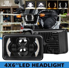 4x6 Zoll LED Motorradscheinwerfer Fern-/Abblendlicht für Yamaha TW200 DT 125 RE