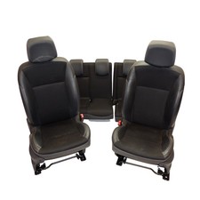 Teilleder Sitze Ledersitze Renault Clio III Grandtour Sitzausstattung schwarz