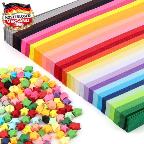540 streifen origami - origami, sterne