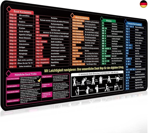 Xxl deutsch mauspad - mauspad, 90x40cm