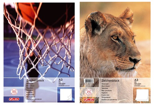 Herlitz zeichenblock din - zeichenblock, a3