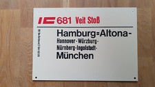 Zuglaufschild IC 681 Veit