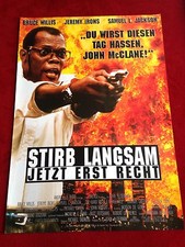 Stirb langsam 3 - Jetzt erst recht Kinoplakat Poster A1, Bruce Willis, Jackson