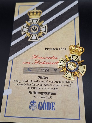 Preußen 1851 hausorden von - preußen,