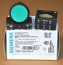 Siemens 3SB3 202-0AA41 Drucktaster grün NEU OVP