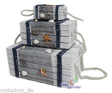 3 tlg. Holztruhen Set