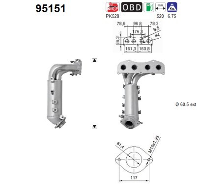 95151 katalysator für - as,
