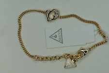 GUESS Damen Armband UBB71528-s Armkette G  Besatz weiß gelbgold vergoldet NEU