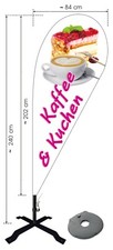 Beachflag Kaffee & Kuchen ca