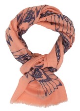 Ella Jonte Schal 5 Farben blau lachs rot grün pink Damenschal mit Adler Motiv