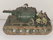 Russischer Panzer mit Metallketten, 6 Figuren, WWII, 1/35, ToP Teil - Bemalung