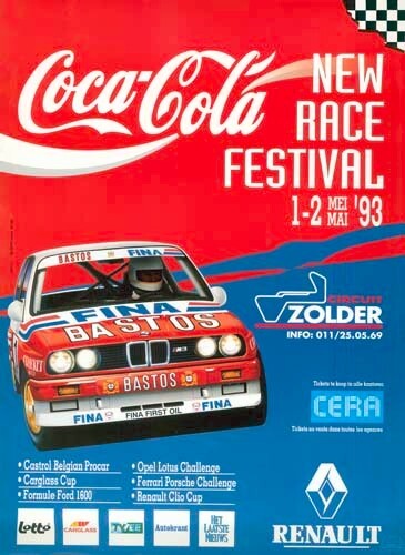 Bmw e30 poster 1993 dtm - 1993,