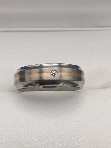 Schwarz titan ring 54 - schwarz, gr.