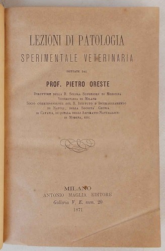 Oreste vorlesungen über - oreste,