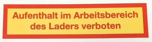 Aufkleber für den frontlader - aufkleber,