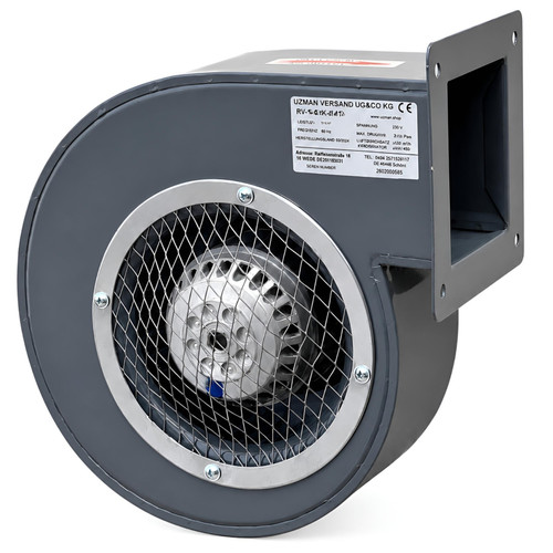 800m radialventilator - 800m³/h,