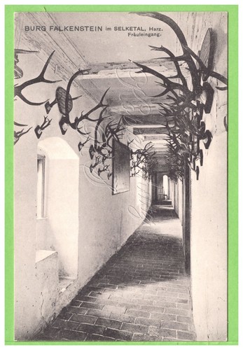 Alte ansichtskarte burg - ansichtskarte, /