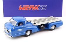 1:18 WERK83 Mercedes Renntransporter Das blaue Wunder 1955 blue