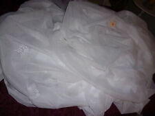 DDR Meterware für Store Gardine weiß "Blümchen" (70 er Jahre) Fensterdekoration 