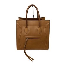 Celine Luggage Phantom Tote Bag Braun Camel Leder Gebraucht