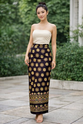 Ungenähter malaysischer batik - ungenähter,