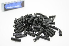 Lego (c) 100x Technic - Verbinder Buchse - 1x1 - schwarz - 2780 - connector