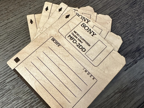 Untersetzer retro floppy disk - untersetzer,