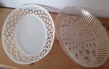 2 x DDR Schale/Brotkorb oval