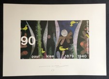 Almir Mavignier, Landschaft mit gelben Vögeln nach Paul Klee, 1979, signiert