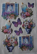 3-D Relief-Sticker "Fenster