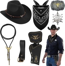 8 Stück Cowboy Kostüm