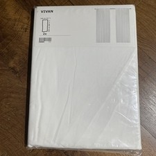 Ikea VIVAN White Curtain Panel